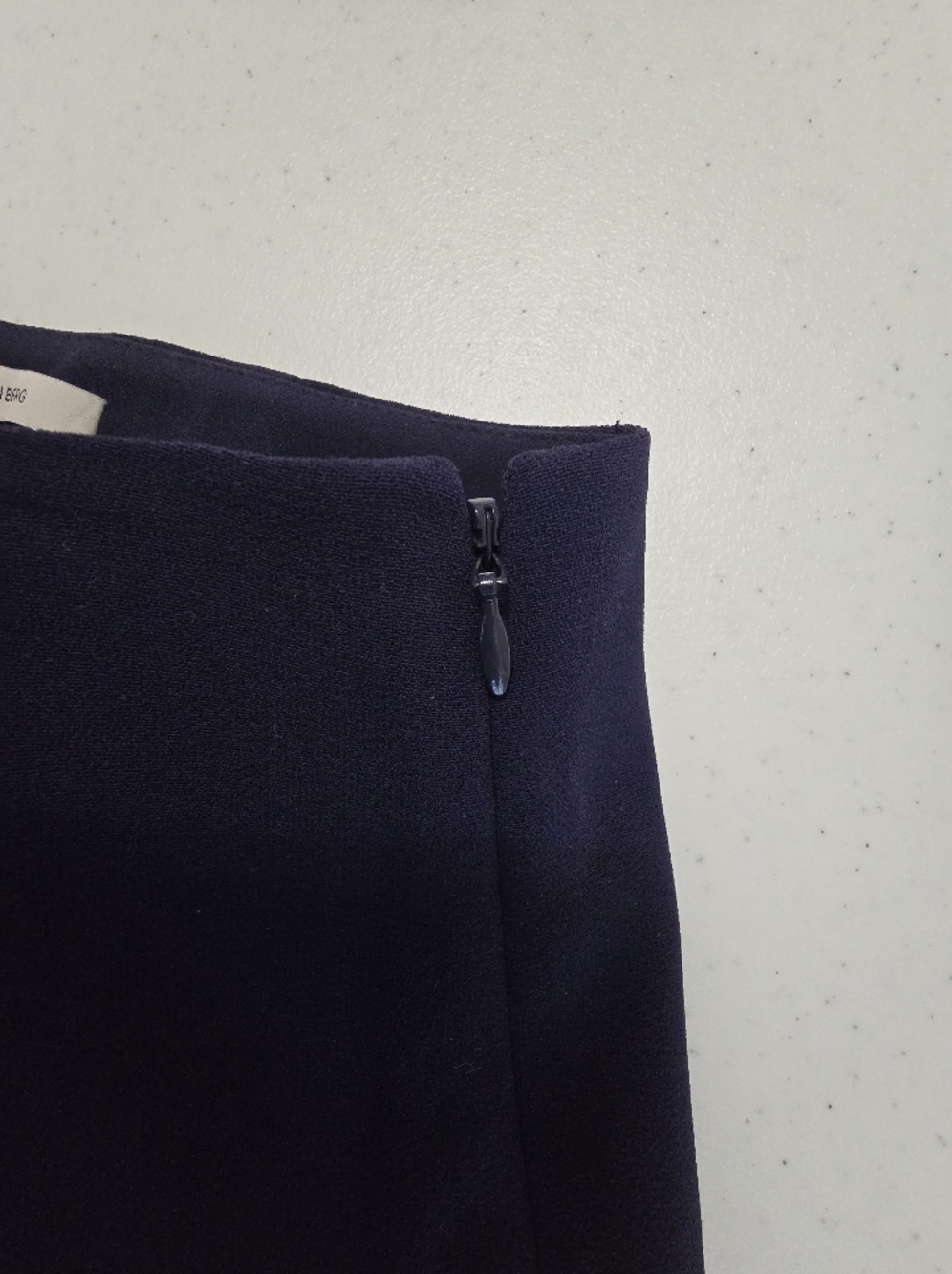 Diane Von Furstenberg Preston Wide Leg Crepe Pants Navy Women's 4 Wideleg Office - Picture 9 of 13